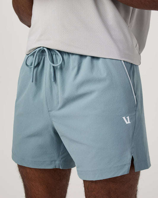Crosscourt Short Unlined 5" Men's Mist Tennis Shorts | Vuori onsale