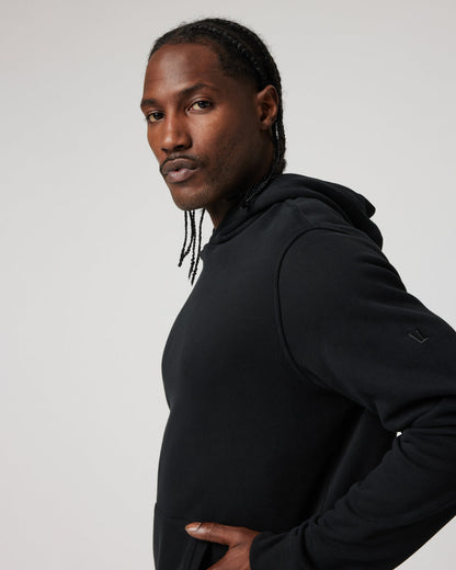 Seaside Pullover Hoodie Men's Black Fleece Hoodie | Vuori discount