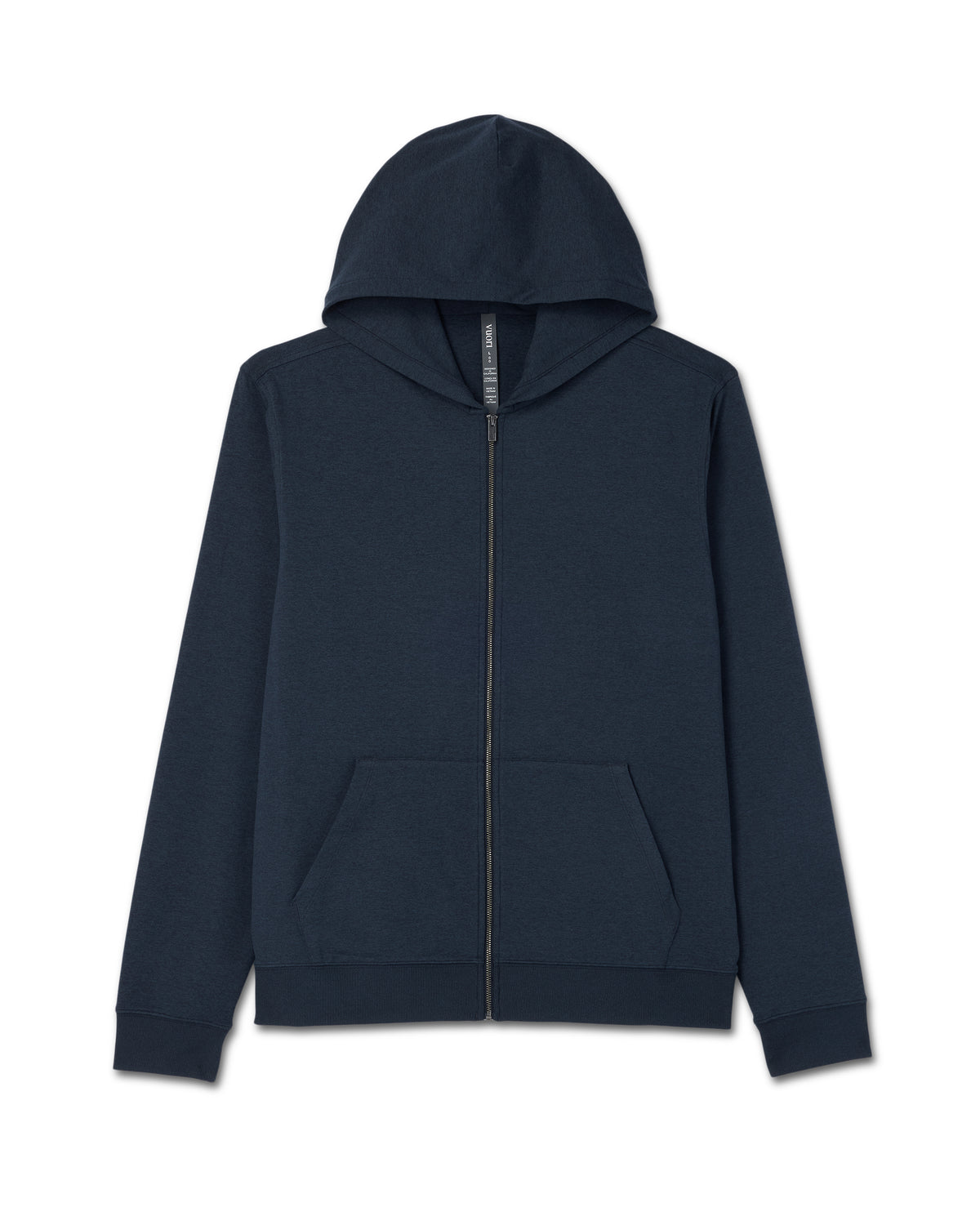Coronado Full Zip Hoodie 2.0 Men's Midnight Heather Jacket | Vuori shop