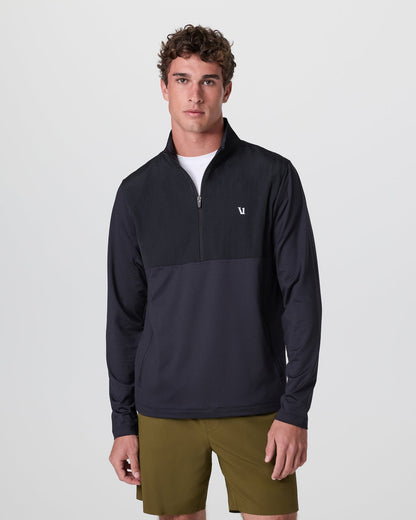 Sunday Element Half Zip Black | Vuori onsale