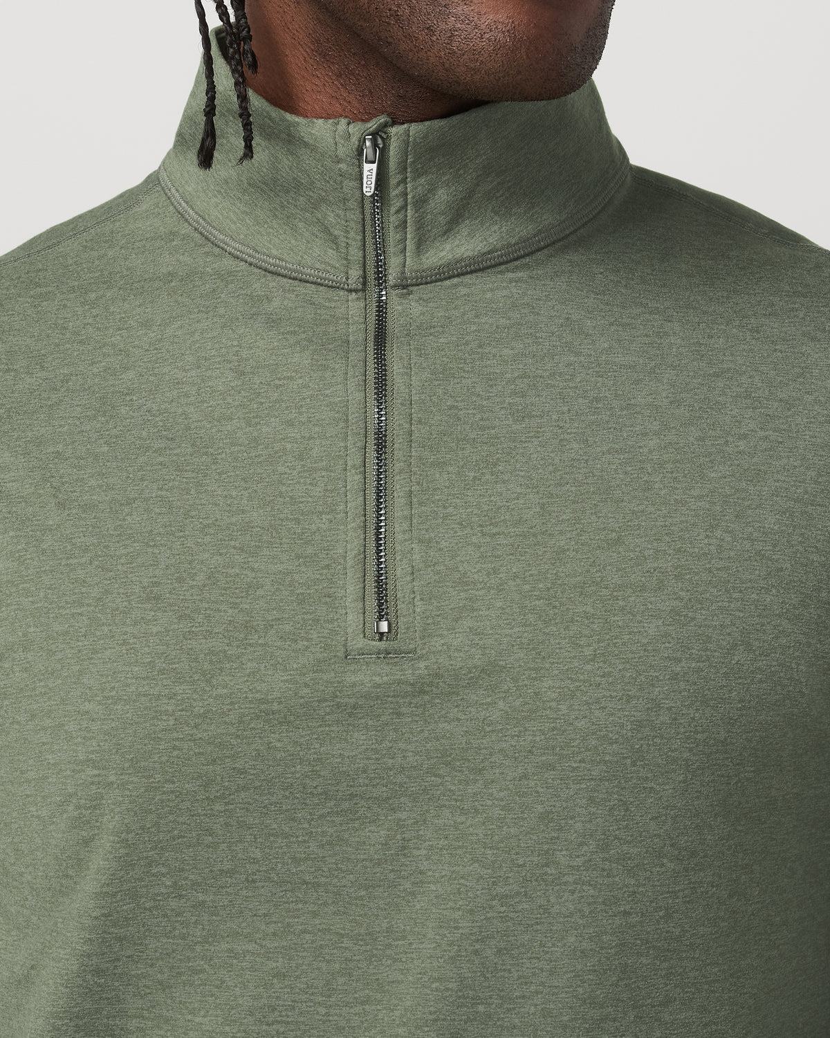 Coronado Half Zip Men's Light Oregano Heather Pullover | Vuori online