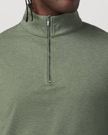 Coronado Half Zip Men's Light Oregano Heather Pullover | Vuori online