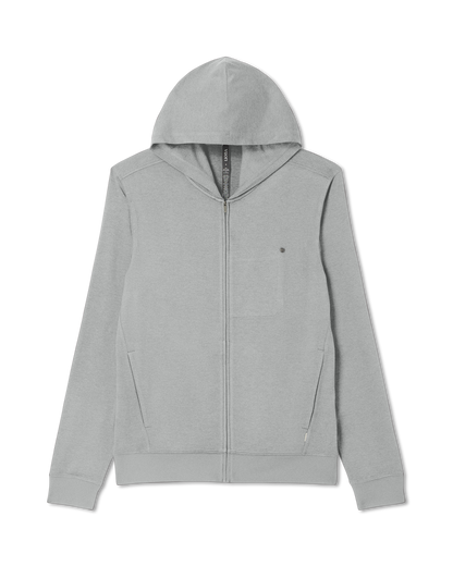 Ponto Full Zip Hoodie Men's Driftwood Heather Hoodie | Vuori outlet