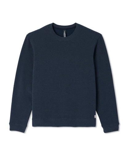 Beach Fleece Crew Men's Ink Heather Crewneck | Vuori shop
