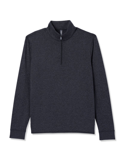 Ponto Half Zip Mock Neck Charcoal Heather | Vuori onsale