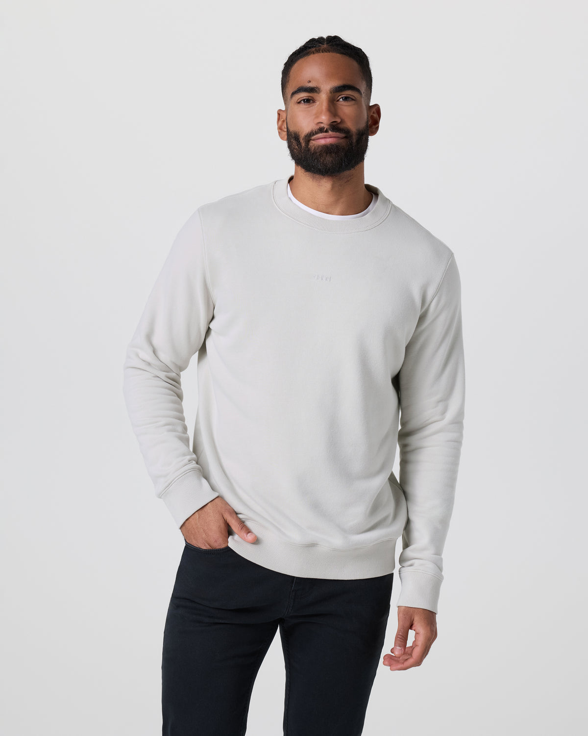 Cypress Logo Crew Salt | Vuori for sale