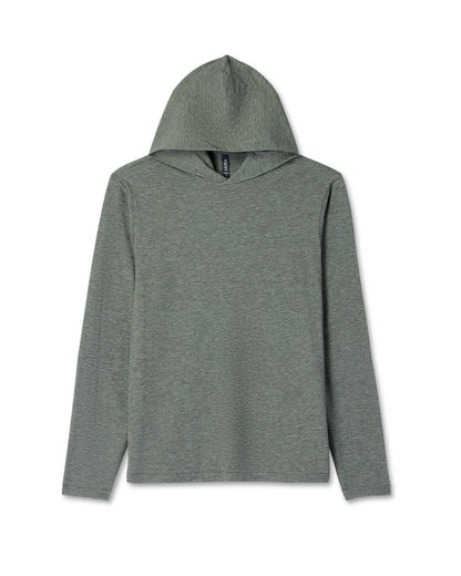 Long Sleeve Everyday Fitness Hoodie River Rock Heather | Vuori online