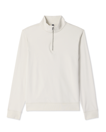 Coronado Half Zip Men's Ivory Heather Pullover | Vuori sale