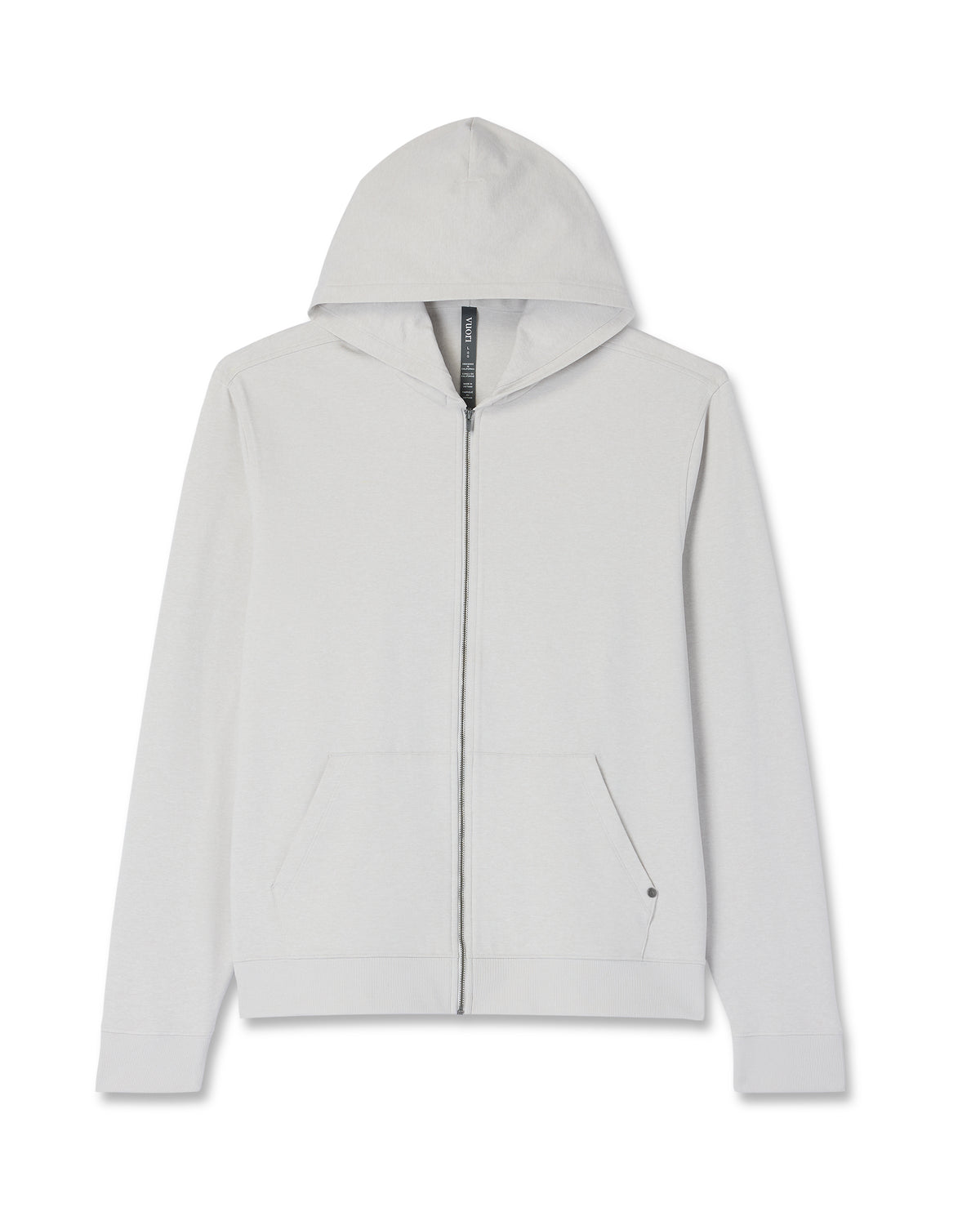 Coronado Full Zip Hoodie 2.0 Men's Salt Heather Jacket | Vuori outlet