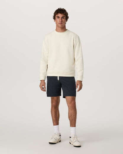 Beach Fleece Crew Men's Bone Heather Crewneck | Vuori shop