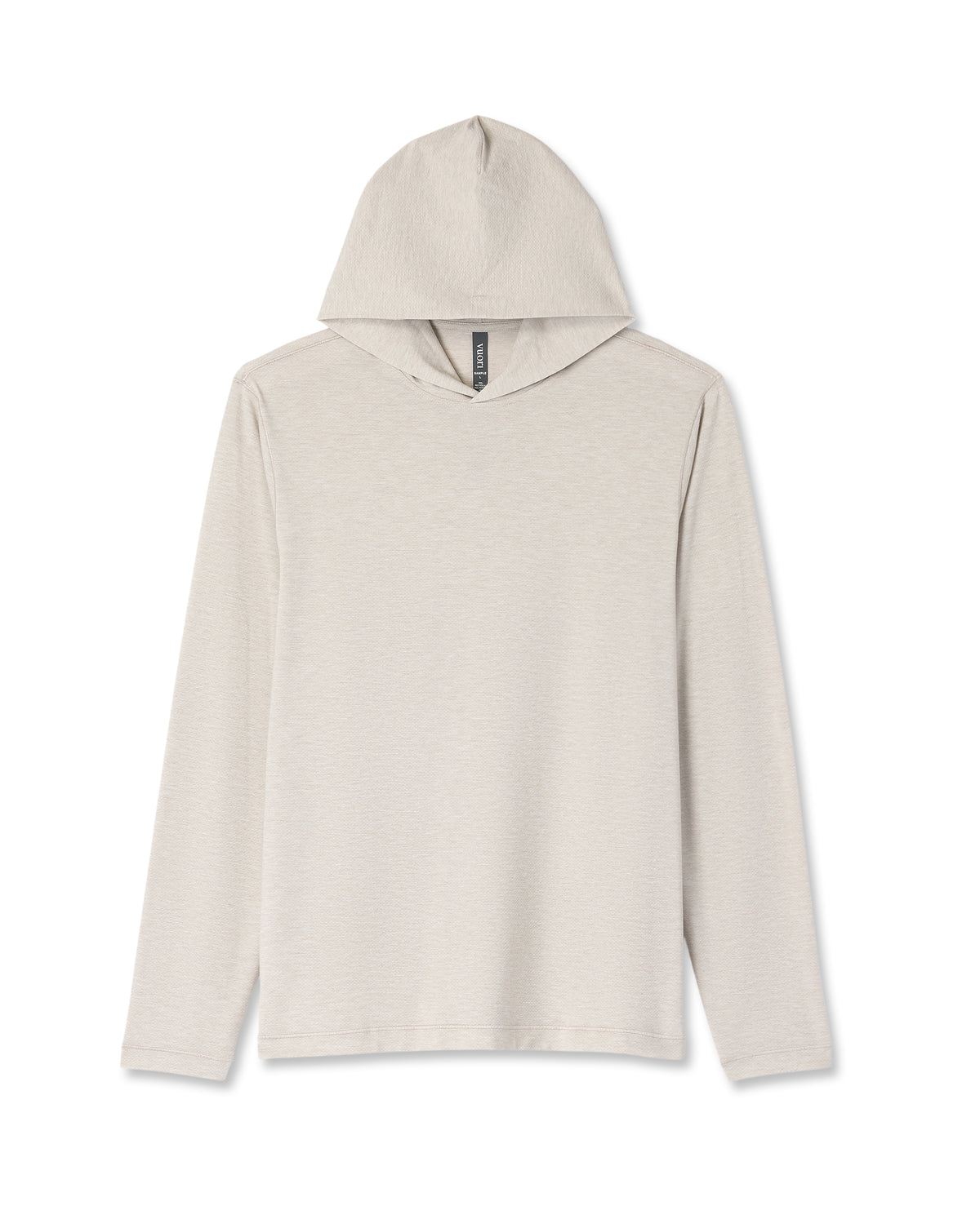 Men's Long Sleeve Everyday Fitness Hoodie Oatmeal Heather | Vuori sale
