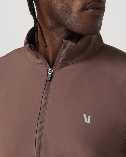 Sunday Element Half Zip Men's Sable Heather Layer | Vuori sale