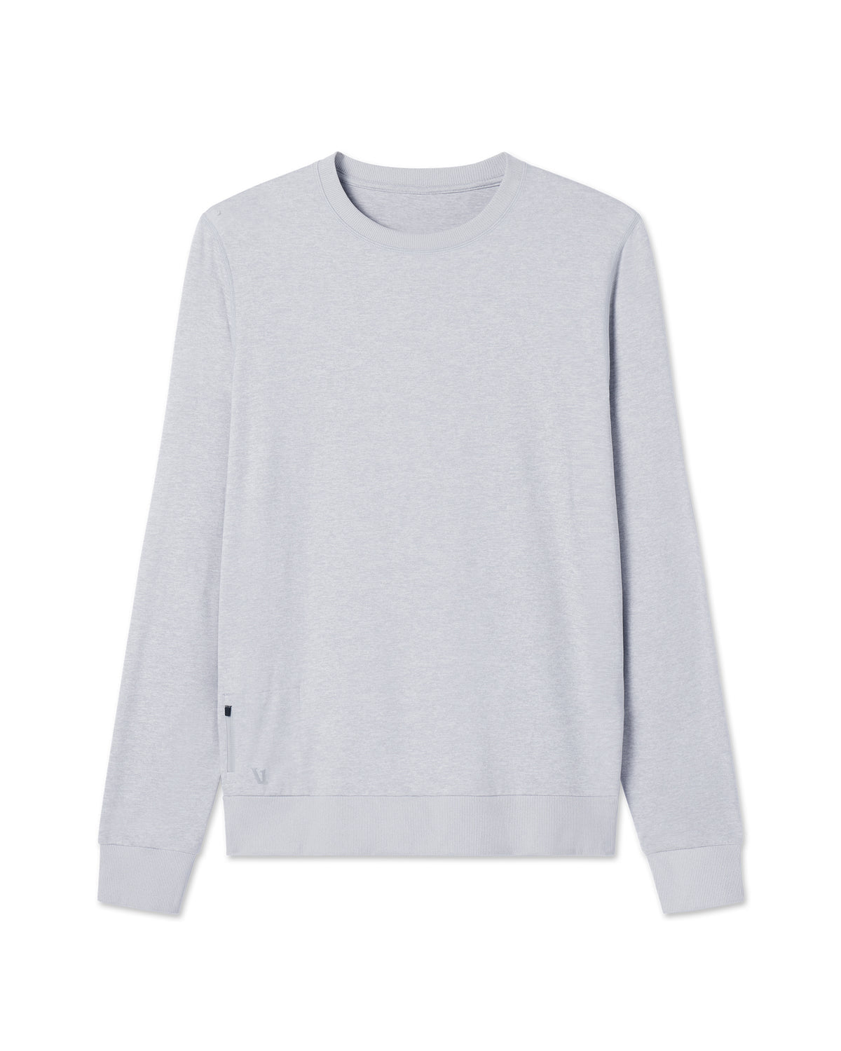 Ponto Performance Crew Men's Platinum White Pullover | Vuori for sale