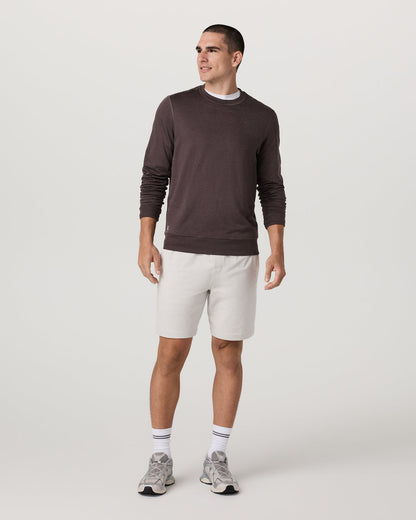 Ponto Performance Crew Men's Sangria Heather Crew Neck | Vuori outlet