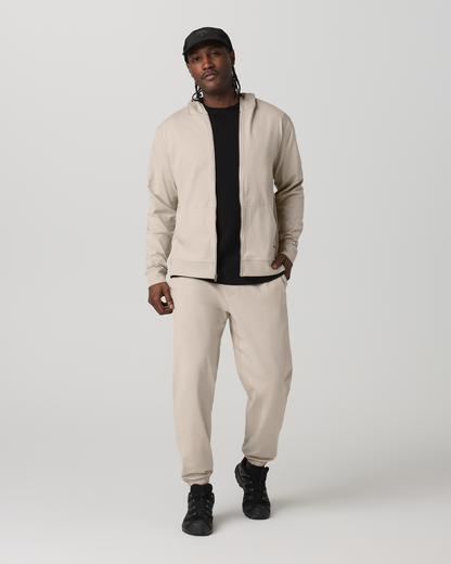 Men's Coronado Full Zip Hoodie 2.0 Limestone Heather | Vuori sale