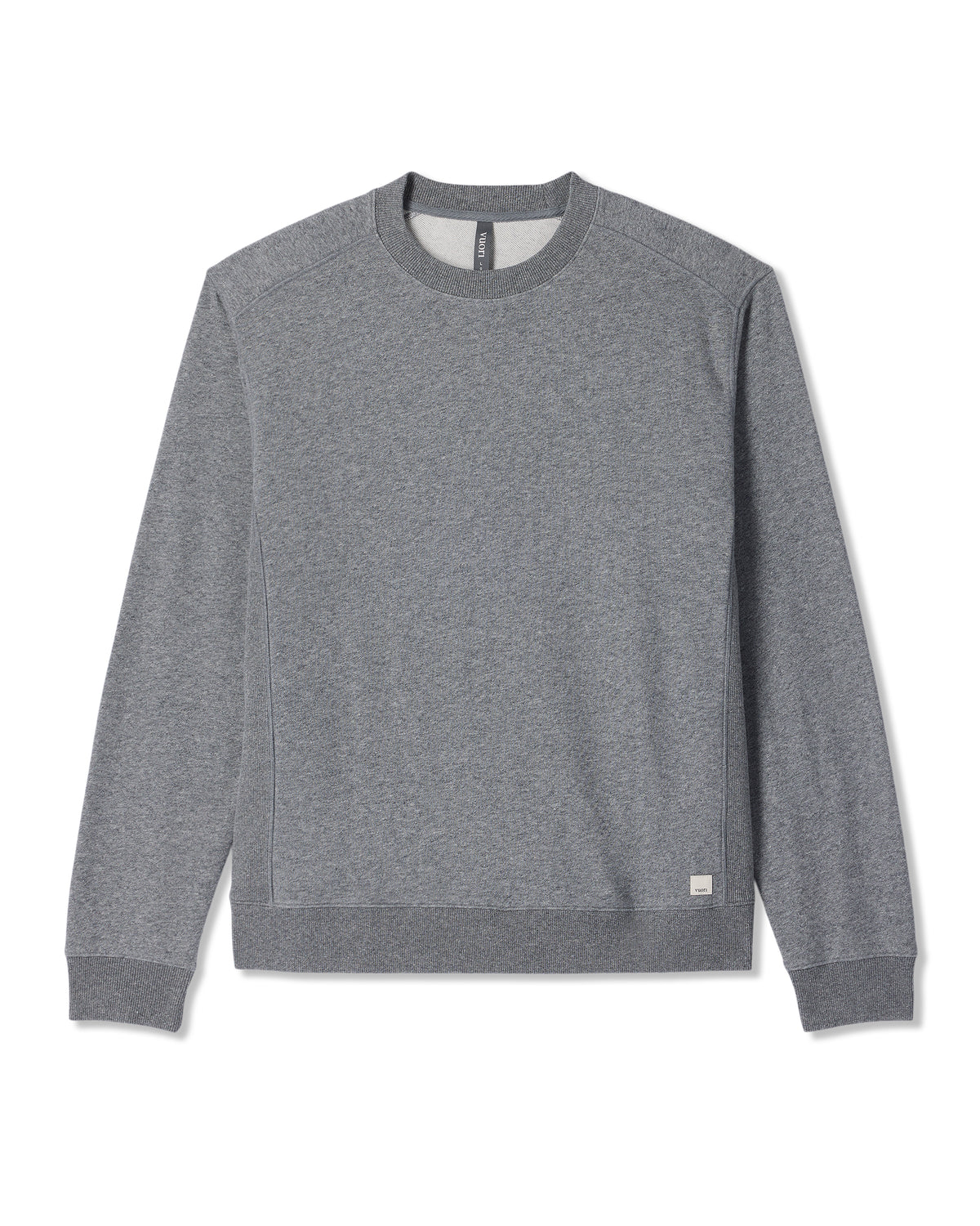 Cypress Vintage Crew Men's Heather Grey Fleece Pullover | Vuori onsale