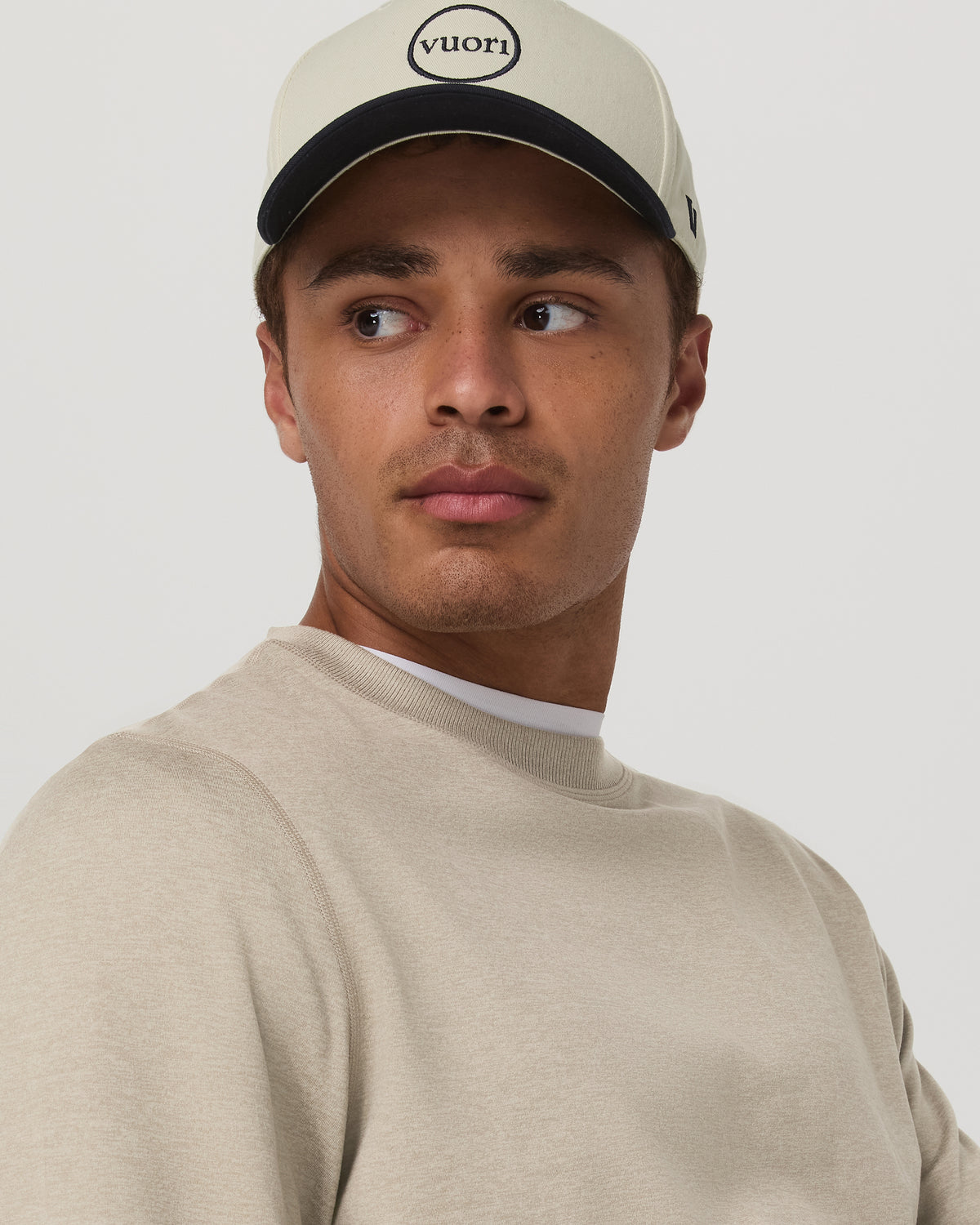 Ponto Performance Crew Men's Truffle Heather Crew Neck | Vuori discount