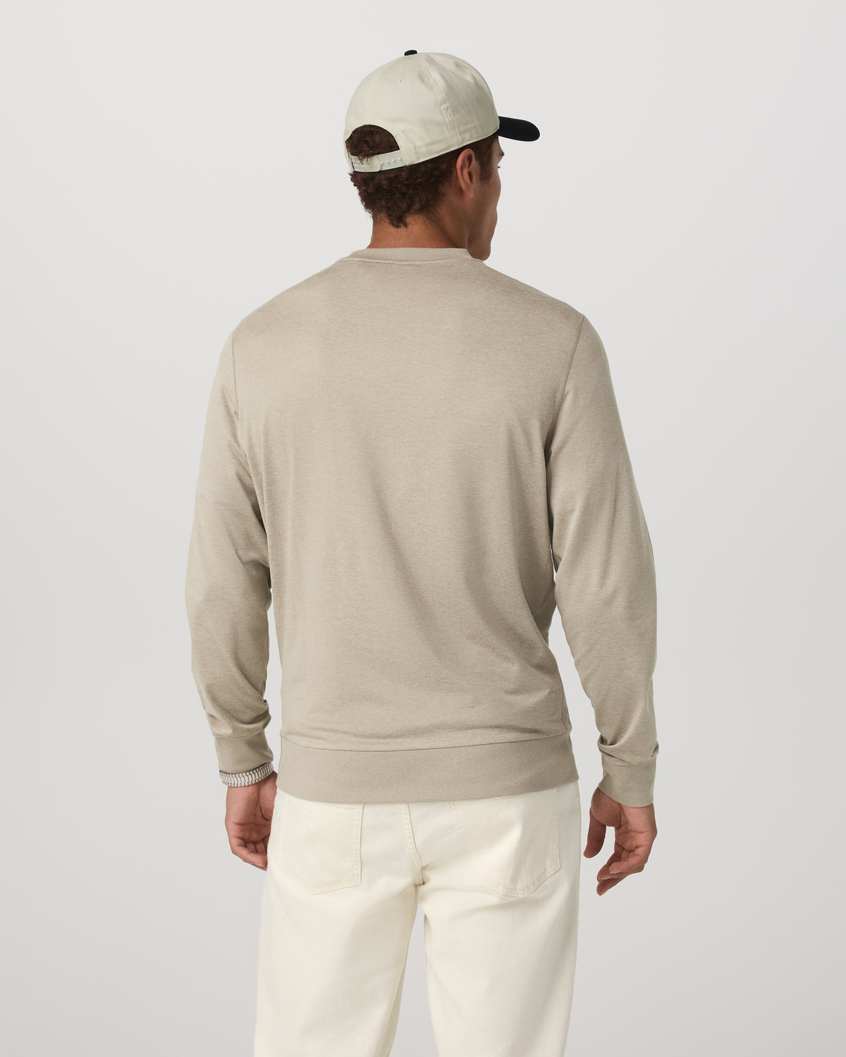 Ponto Performance Crew Men's Truffle Heather Crew Neck | Vuori discount