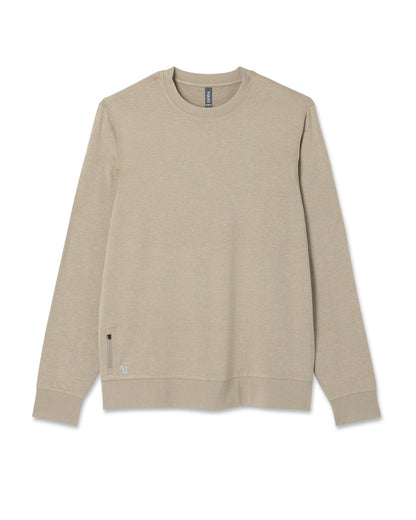 Ponto Performance Crew Men's Truffle Heather Crew Neck | Vuori discount