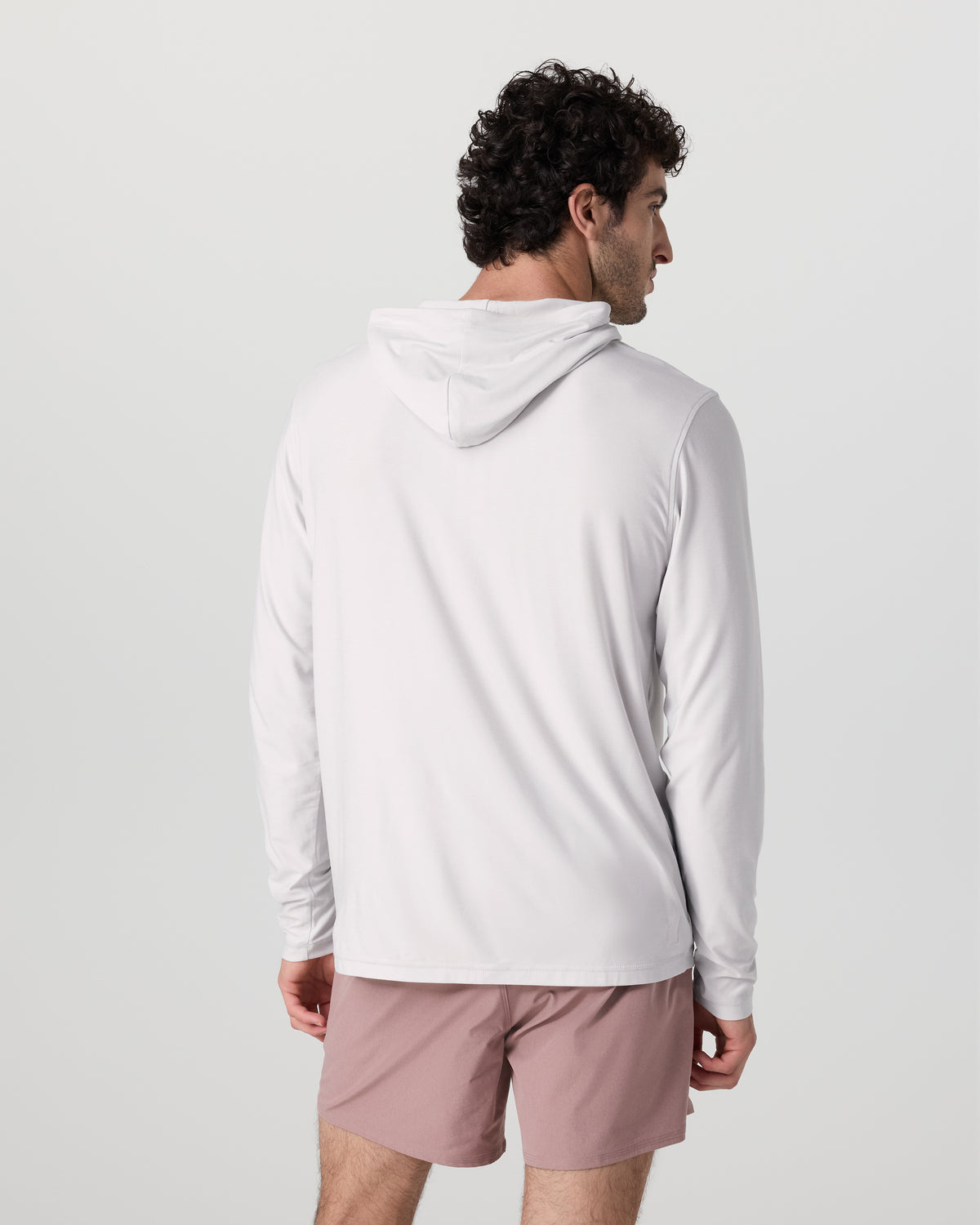 Strato Tech Hoodie Men's Frost Grey Workout Hoodie | Vuori onsale