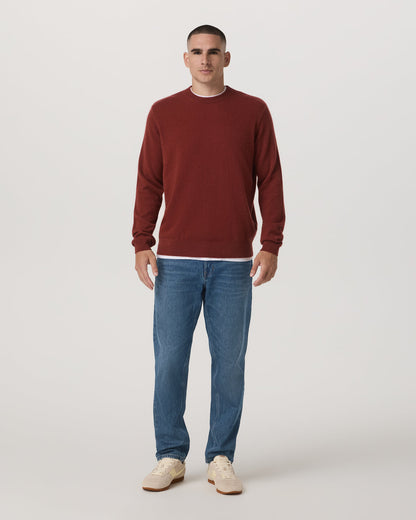 Berik Cashmere Sweater Men's Spiced Apple Sweater | Vuori onsale