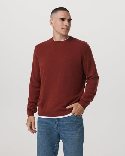 Berik Cashmere Sweater Men's Spiced Apple Sweater | Vuori onsale