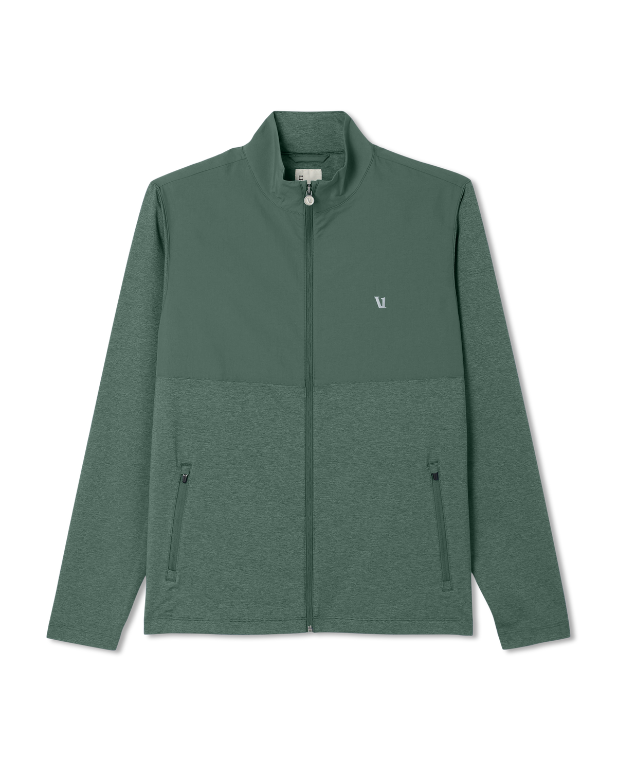 Men's Sunday Element Track Jacket Agate Green Heather | Vuori for sale