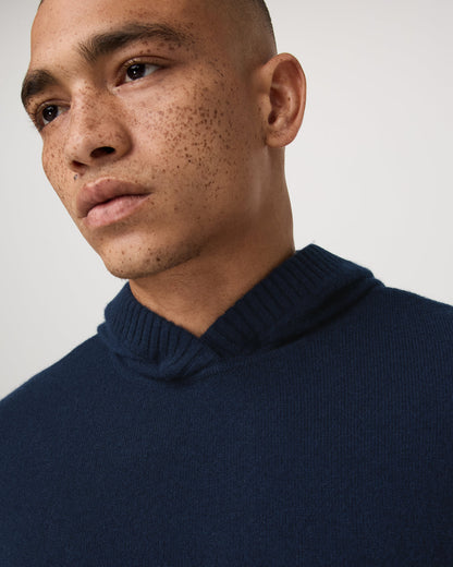 Berik Cashmere Hoodie Men's Hoodie in Ink | Vuori outlet