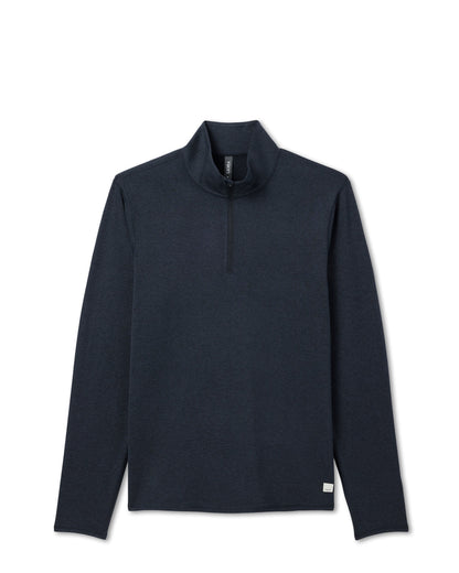 Ponto Half Zip Mock Neck Ink Heather | Vuori online