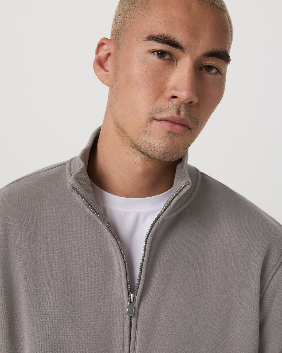Seaside 1/2 Zip Classic Men's Cavern Grey Pullover | Vuori discount