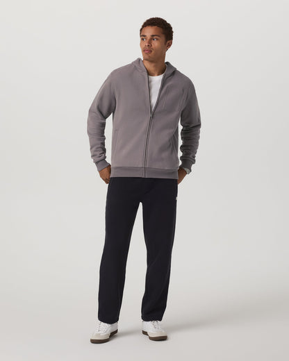 Seaside Full Zip 2.0 Men's Cavern Grey Full Zip Hoodie | Vuori outlet