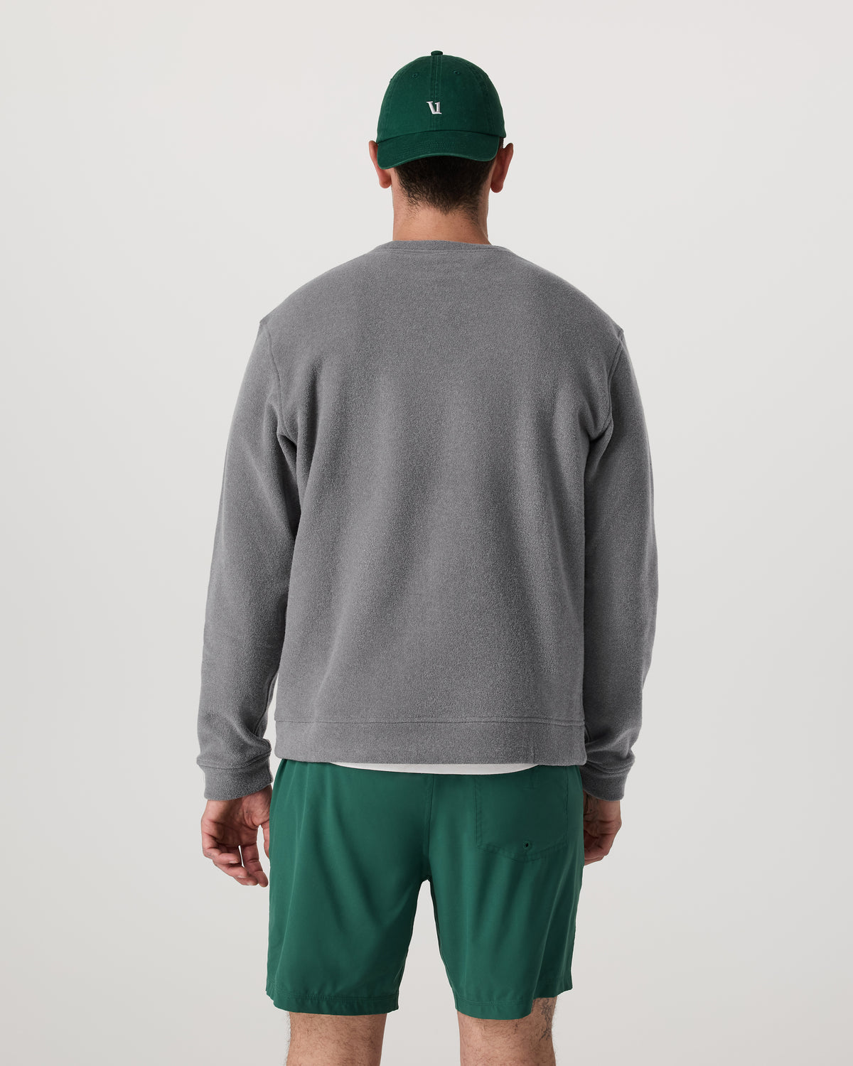 Beach Fleece Crew Men's Pinecone Heather Crewneck | Vuori shop