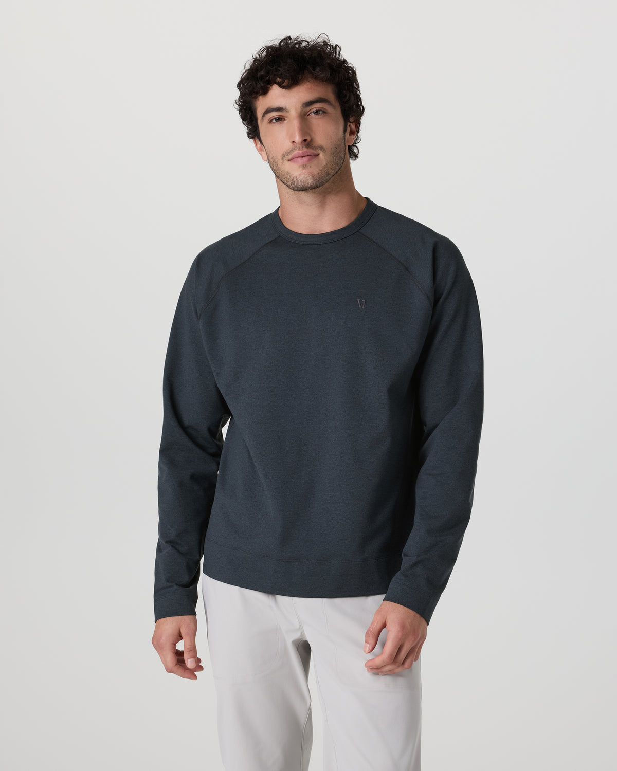 Coronado Crew Midnight Heather | Vuori sale