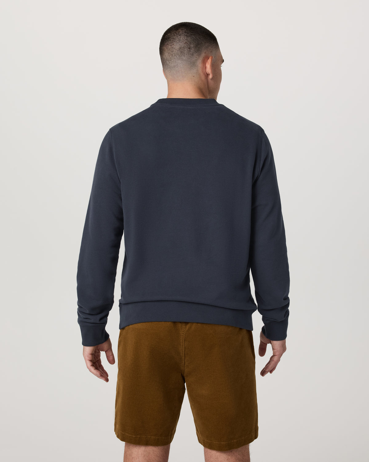 Cypress Logo Crew Men's Navy Sweatshirt | Vuori onsale