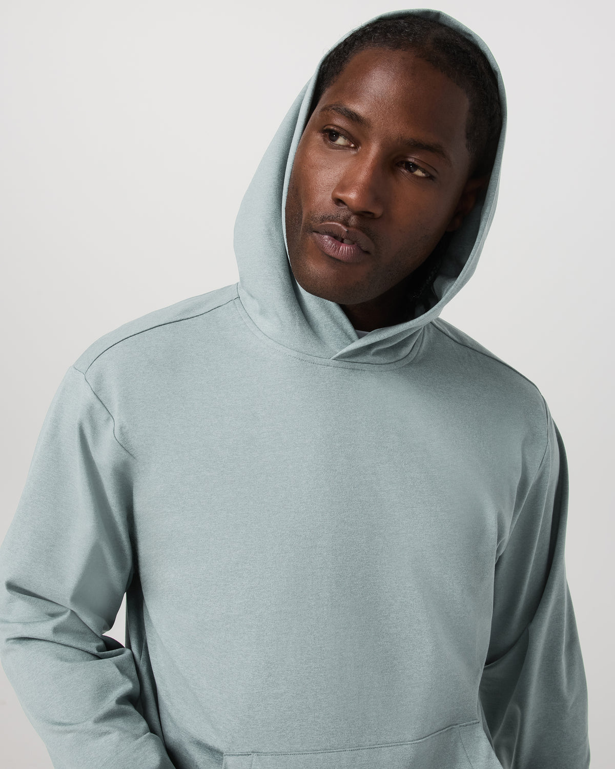 Men's Coronado Pullover Hoodie 2.0 Misty Blue Heather | Vuori for sale