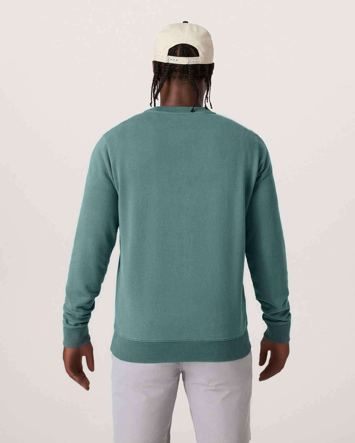 Cypress Logo Crew Men's Bluegrass Sweatshirt | Vuori online