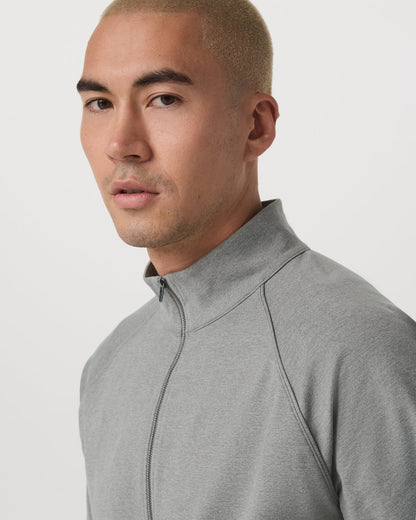 Coronado Novelty Full Zip Men's Driftwood Heather Jacket | Vuori discount