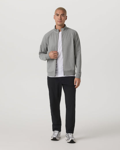 Coronado Novelty Full Zip Men's Driftwood Heather Jacket | Vuori discount