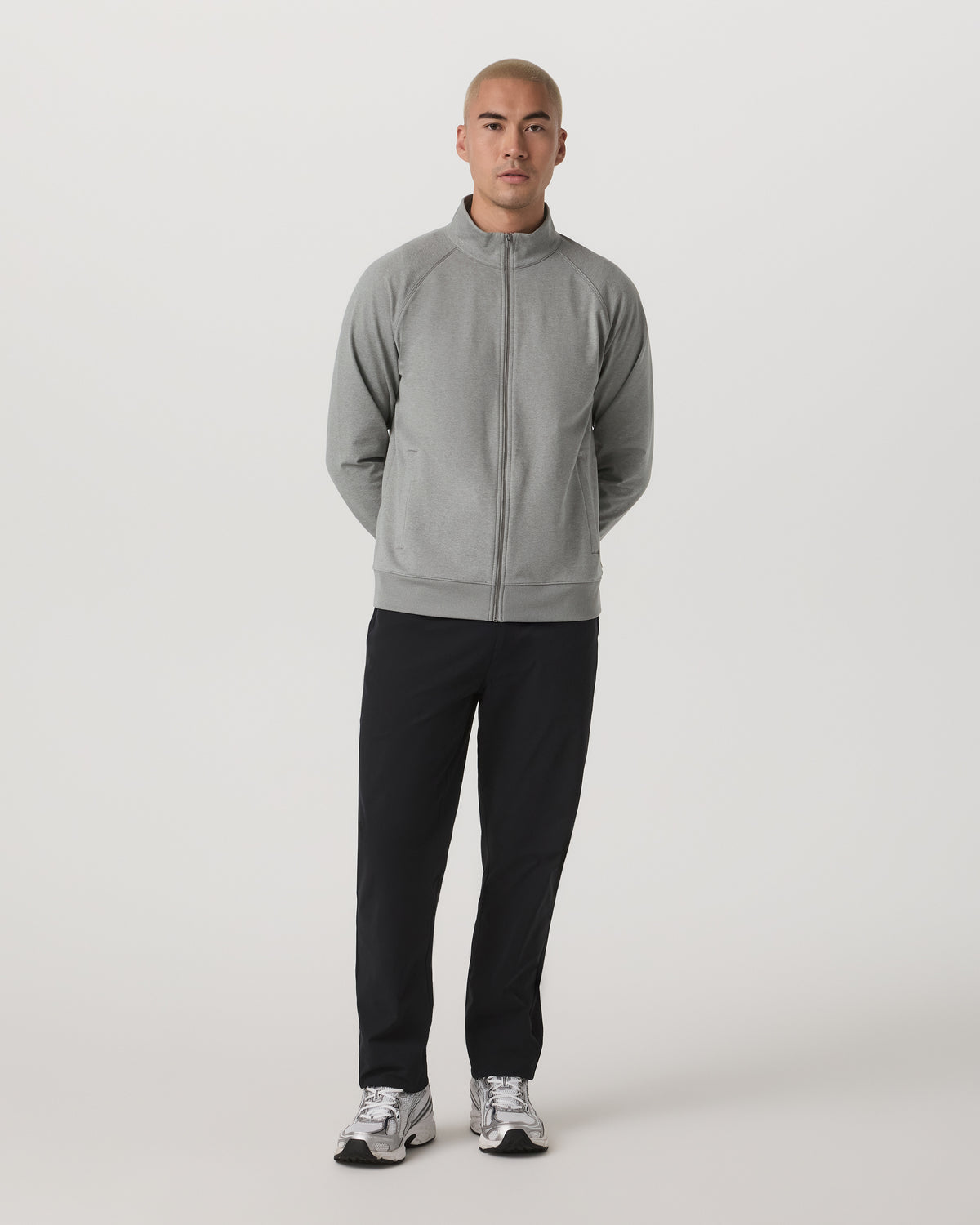 Coronado Novelty Full Zip Men's Driftwood Heather Jacket | Vuori discount
