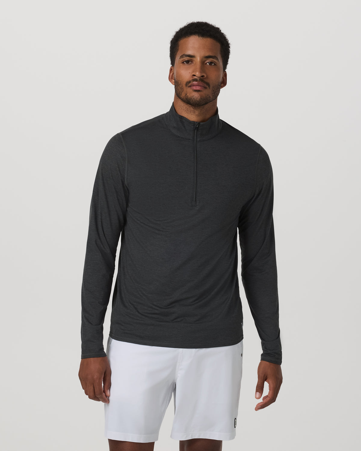 Ease Performance Half Zip 2.0 Charcoal Heather | Vuori outlet