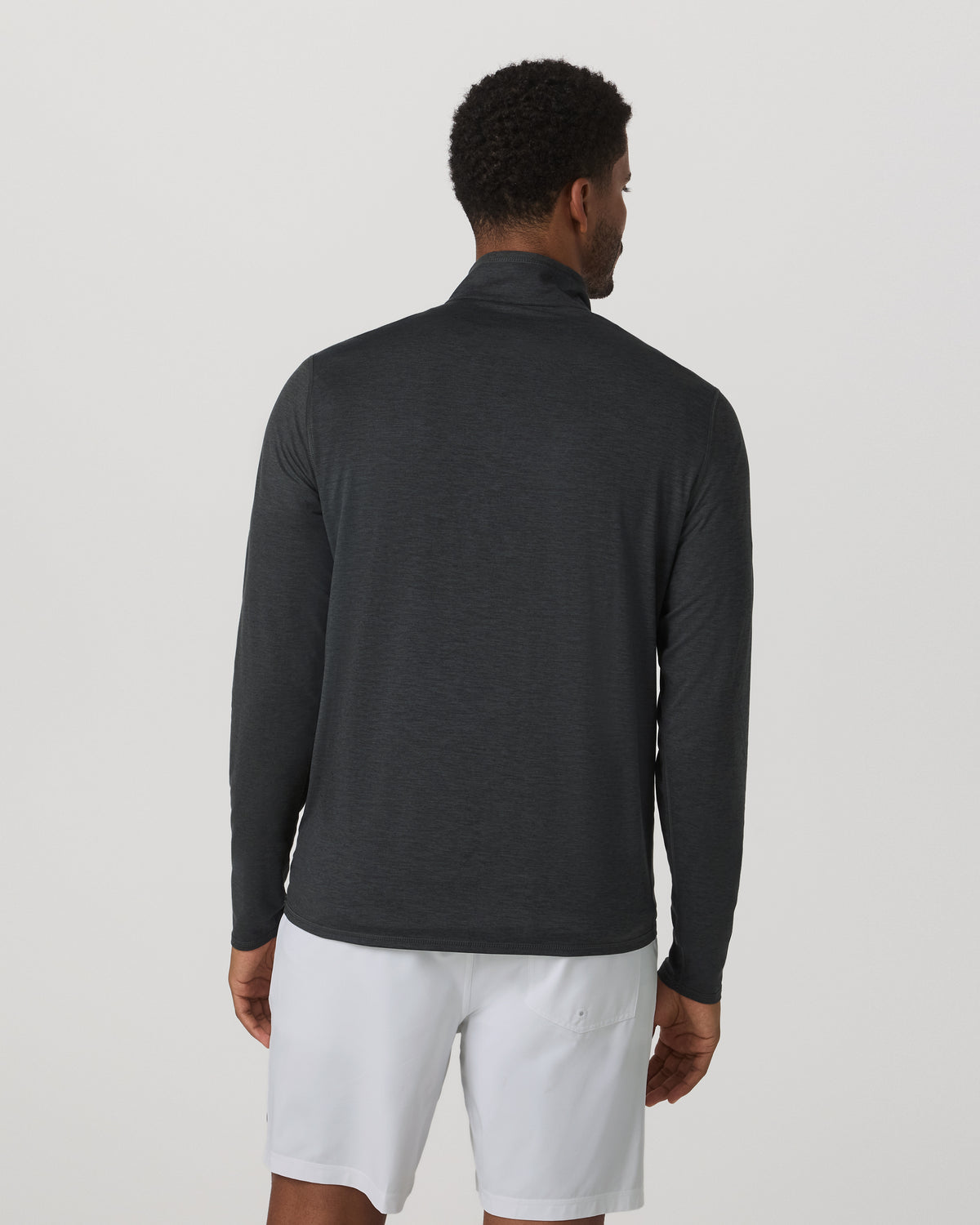 Ease Performance Half Zip 2.0 Charcoal Heather | Vuori outlet
