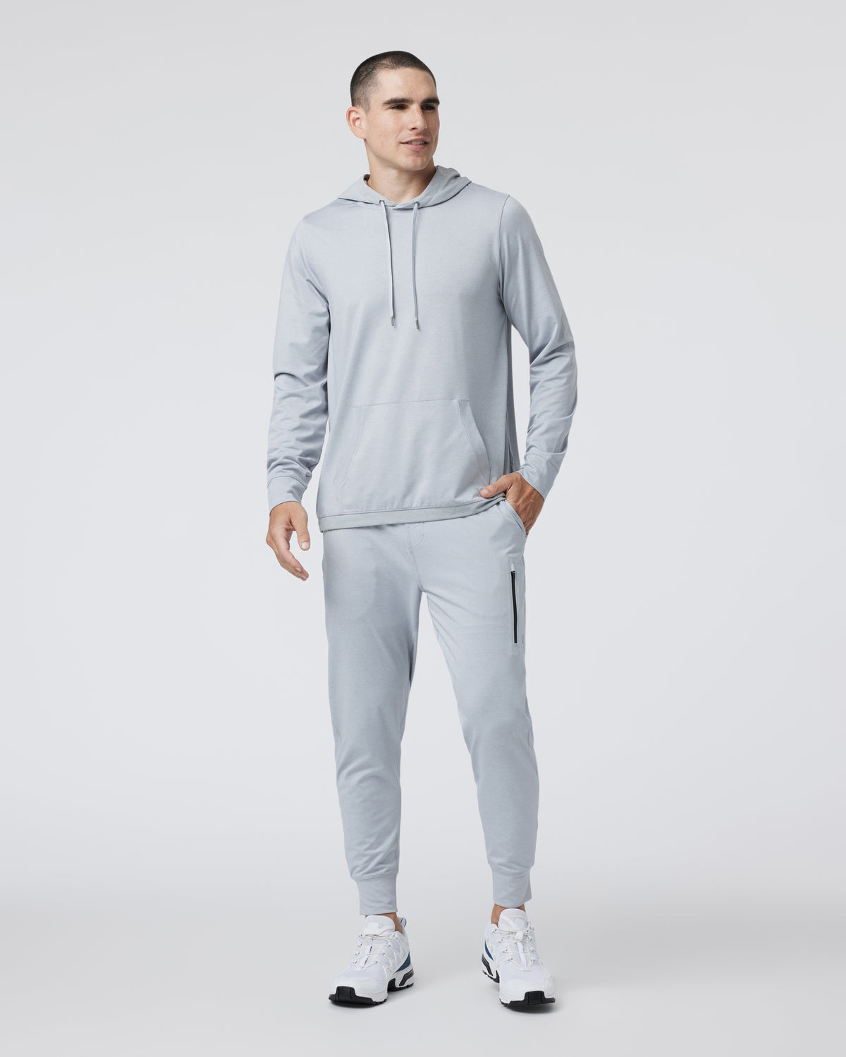 Sunday Element Hoodie Men's Platinum White Hoodie | Vuori sale