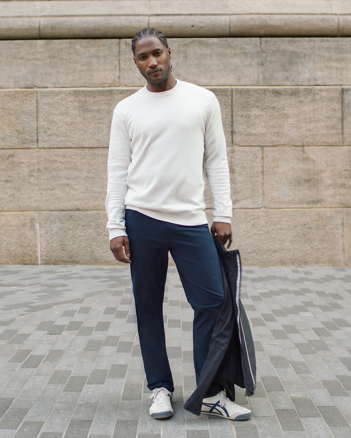 Fluent Sweater Men's Winter Grey Cashmere Sweater | Vuori for sale