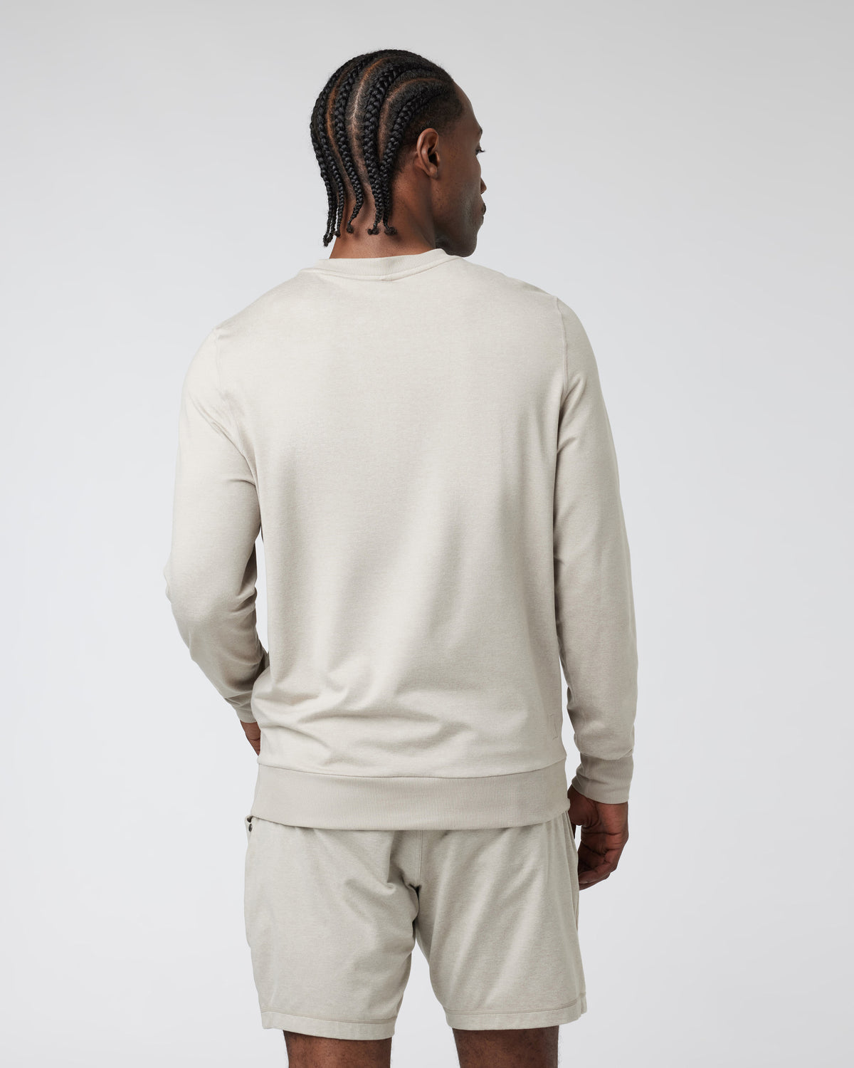 Ponto Performance Crew Dark Salt Heather Pullover | Vuori online