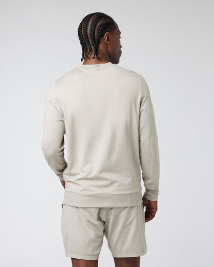 Ponto Performance Crew Dark Salt Heather Pullover | Vuori online