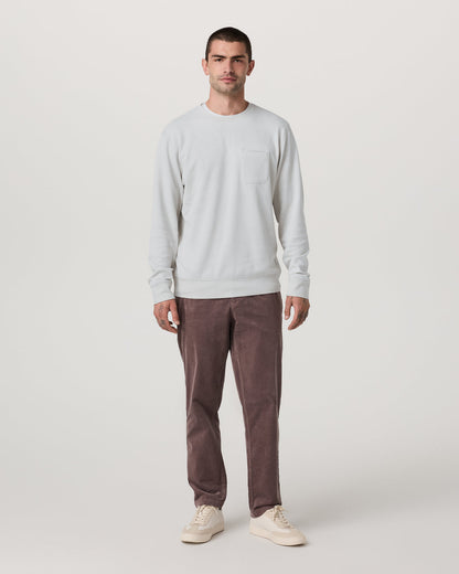 Jeffreys Crew 2.0 Men's Winter Grey Heather Pullover | Vuori discount