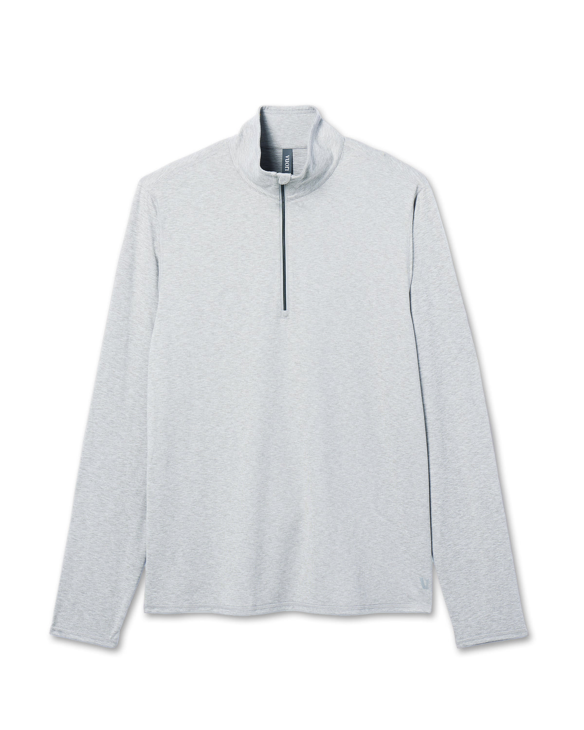 Ease Performance Half Zip 2.0 Light Heather Grey | Vuori shop