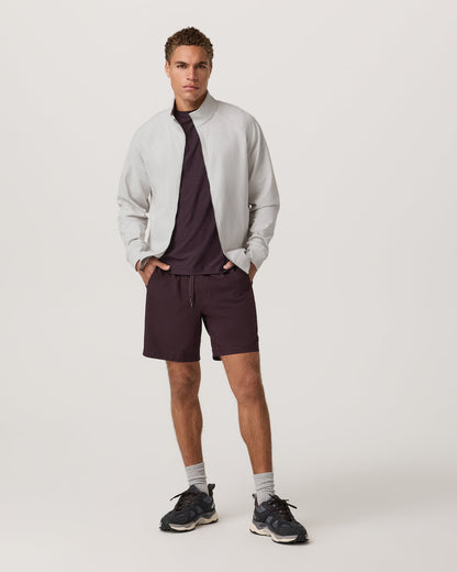 Coronado Novelty Full Zip Salt Heather Mock Neck Jacket | Vuori sale