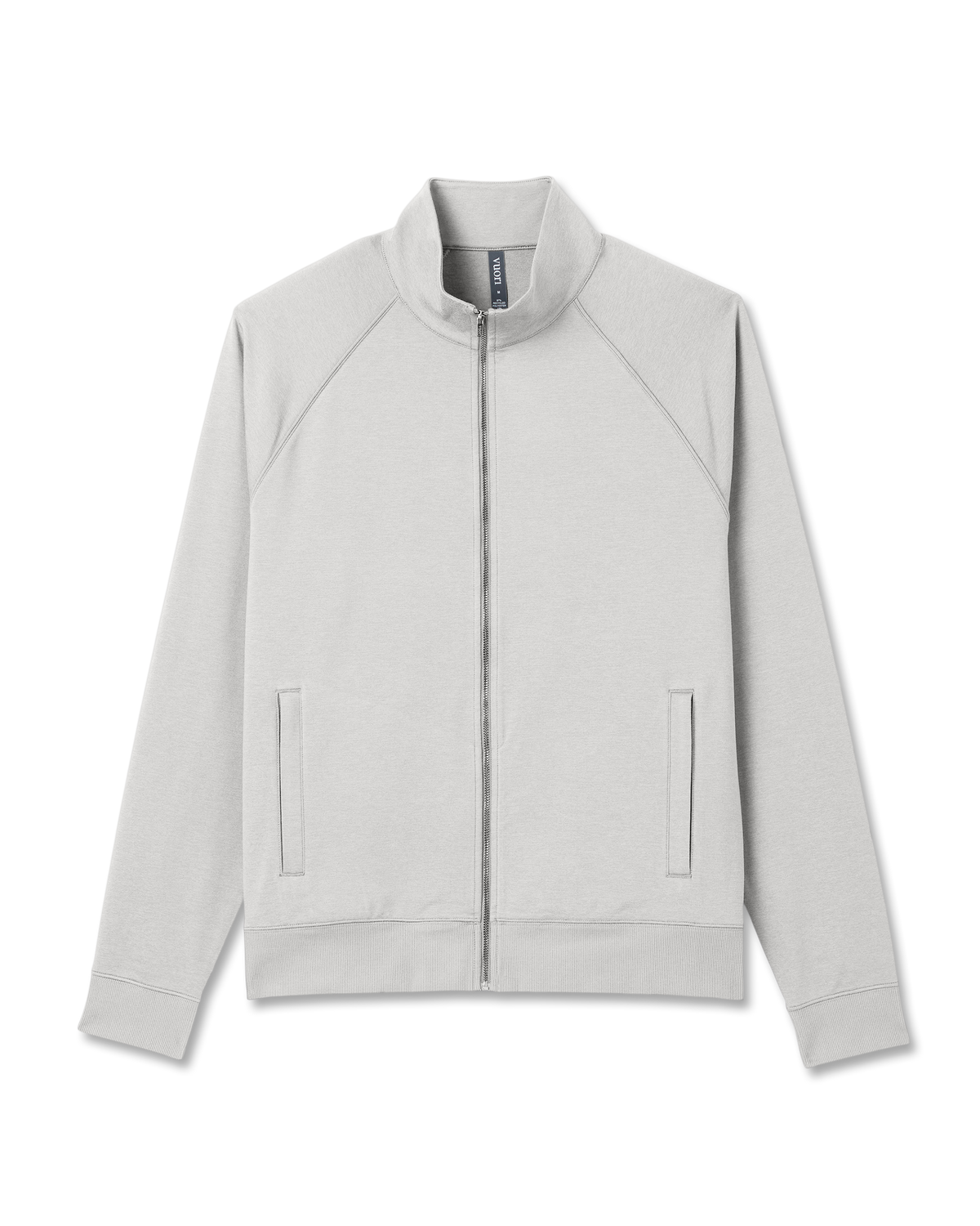 Coronado Novelty Full Zip Salt Heather Mock Neck Jacket | Vuori sale