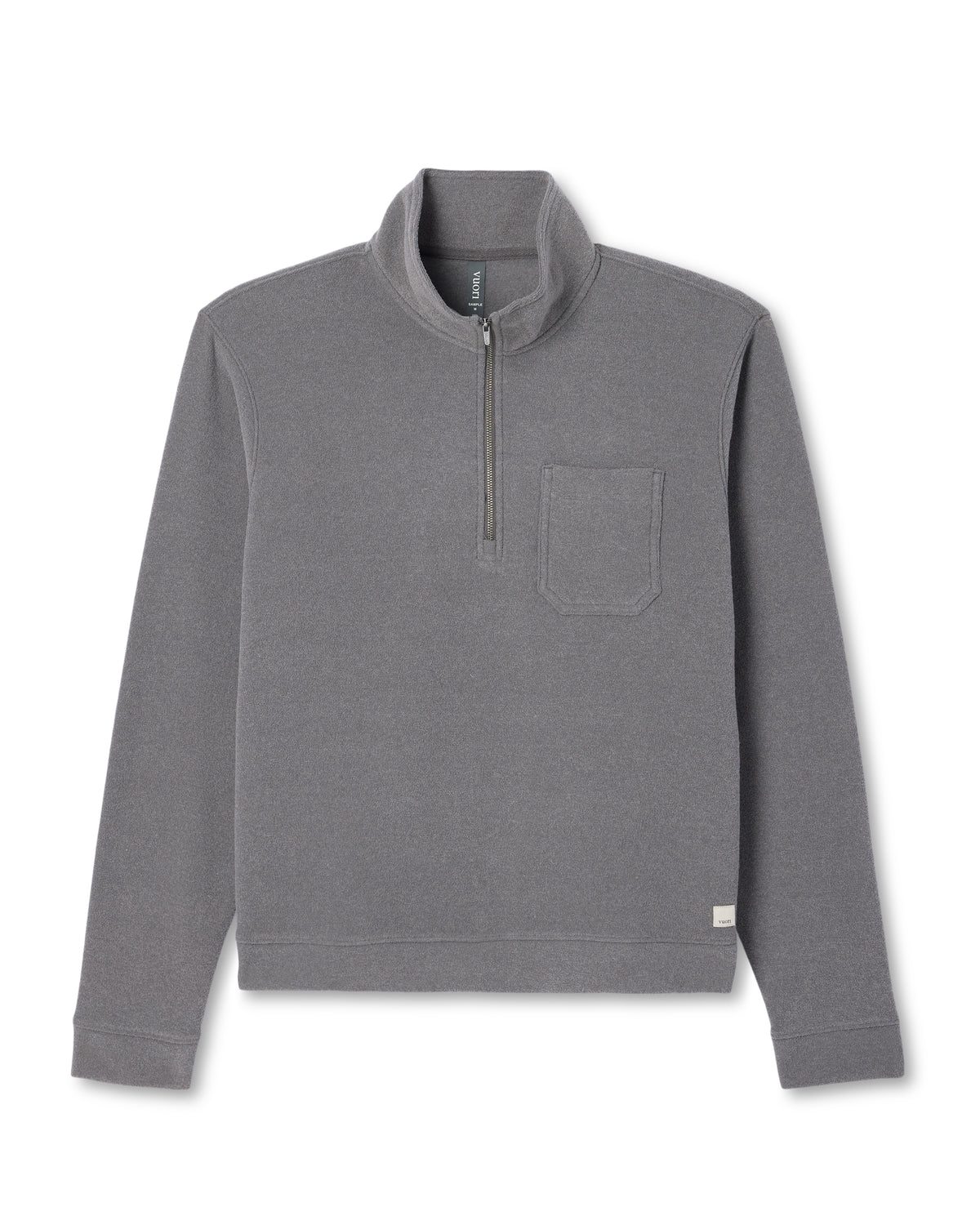 Beach Fleece 1/2 Zip - Relaxed Pinecone Heather Pullover | Vuori outlet